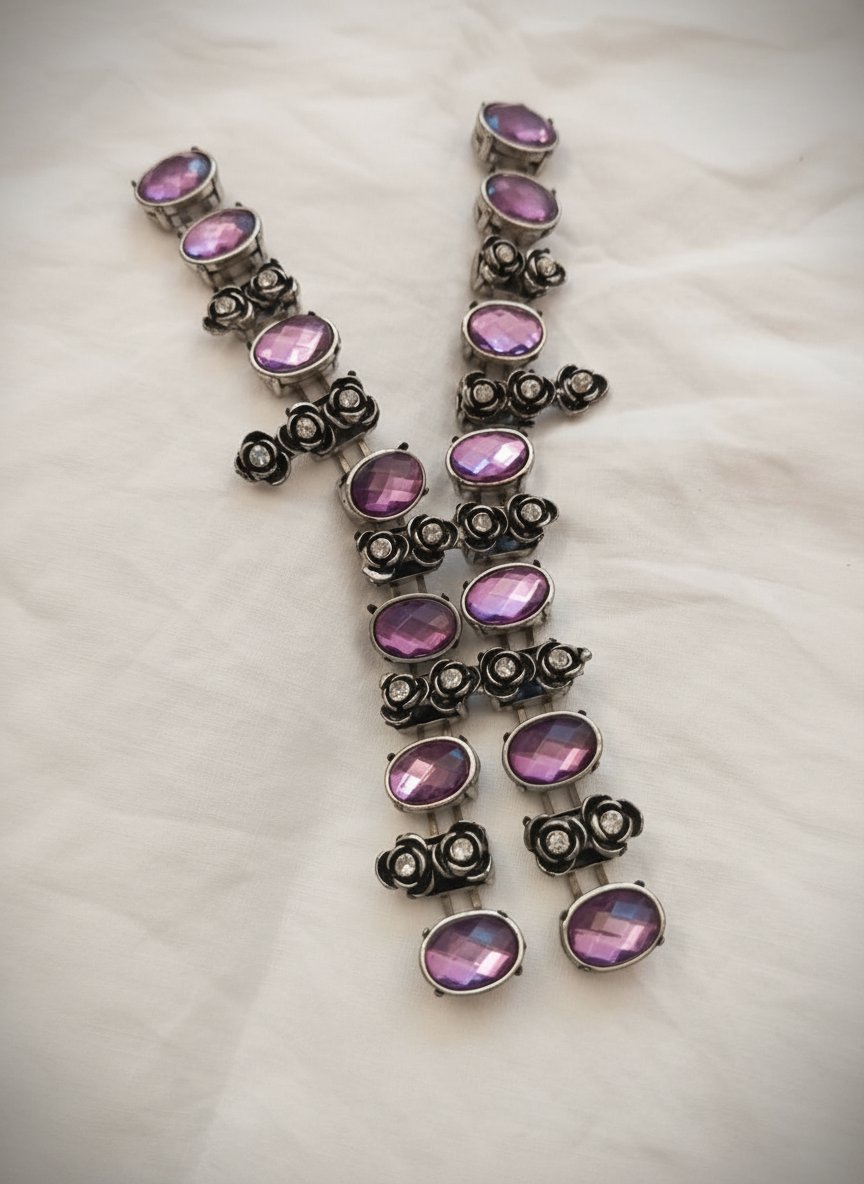 Collier avec strass