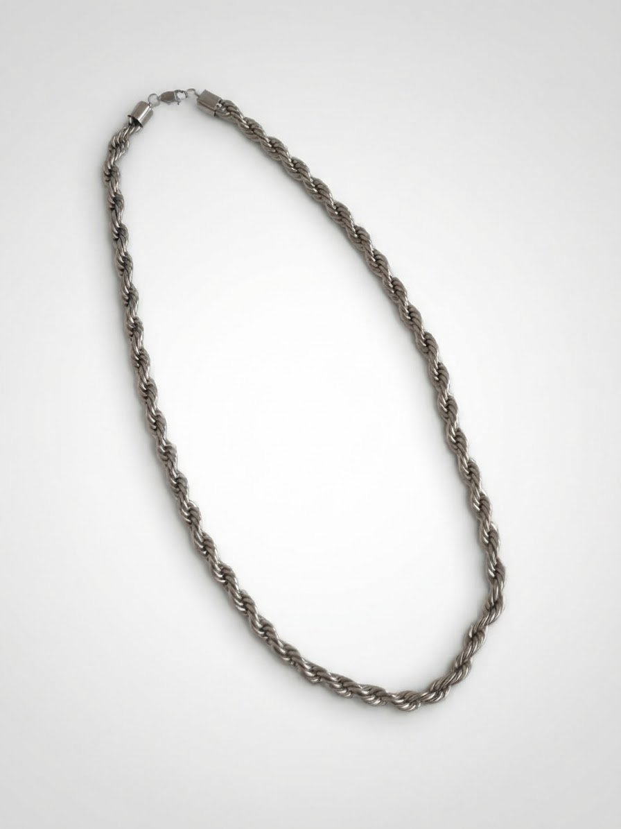 Collier argente