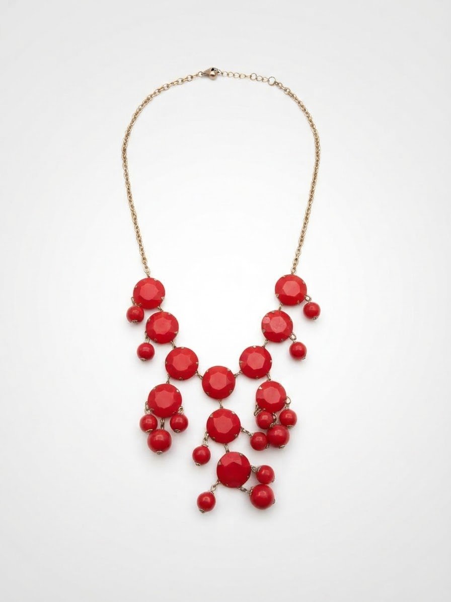 Collier rouge