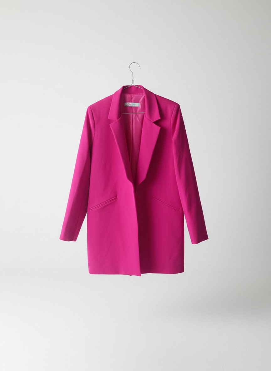 Manteau blazer rose