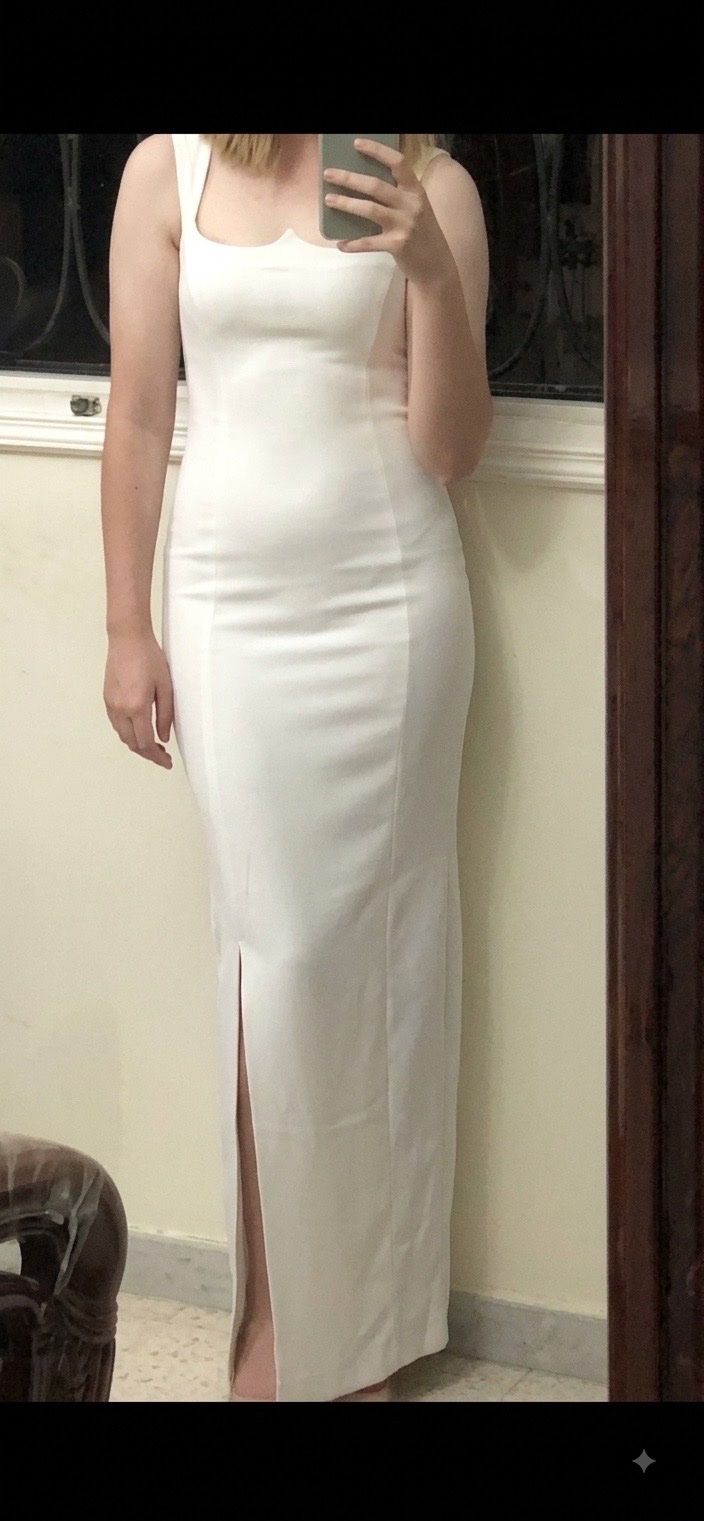 Robe soirée blanche très classe