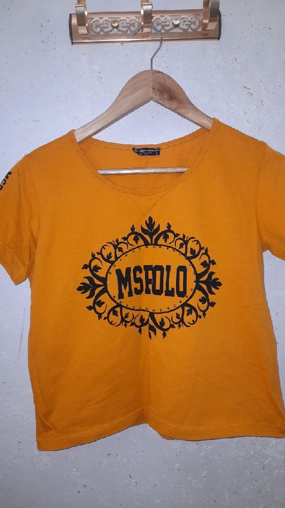 pull jaune motarde 