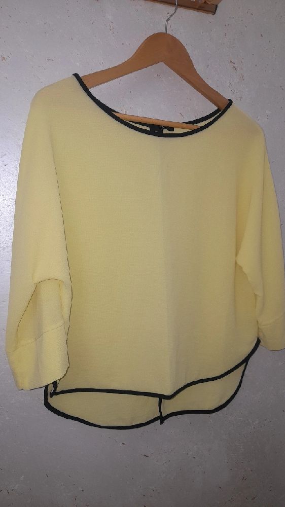 Chemise jaune citron