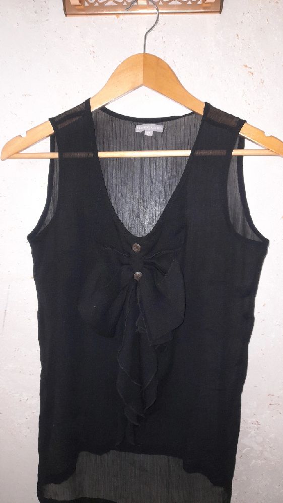 chemise foulard noir