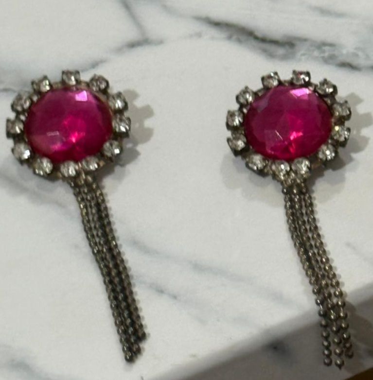 deux broches rose fou chia 