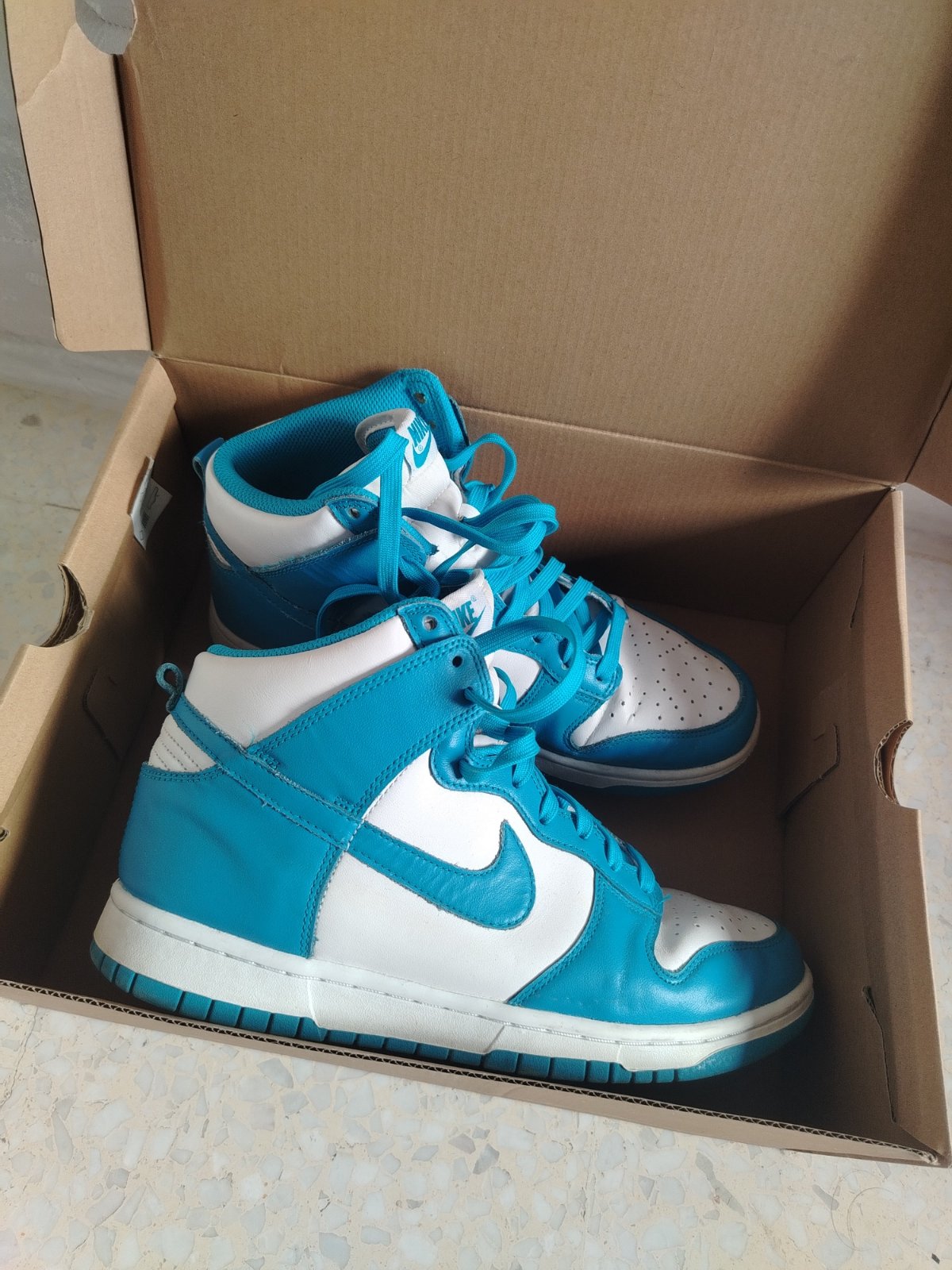 Nike Dunk High Laser Blue