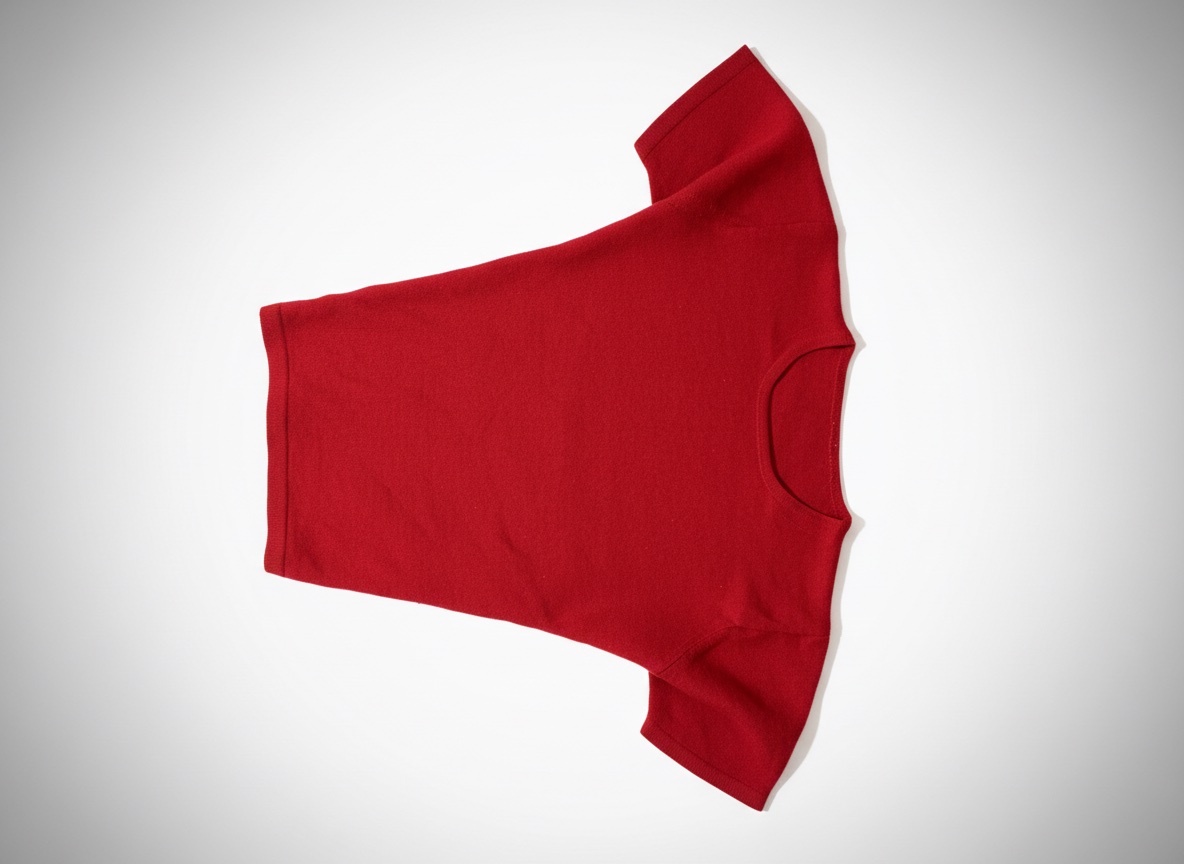 Pull basic rouge vif S/M