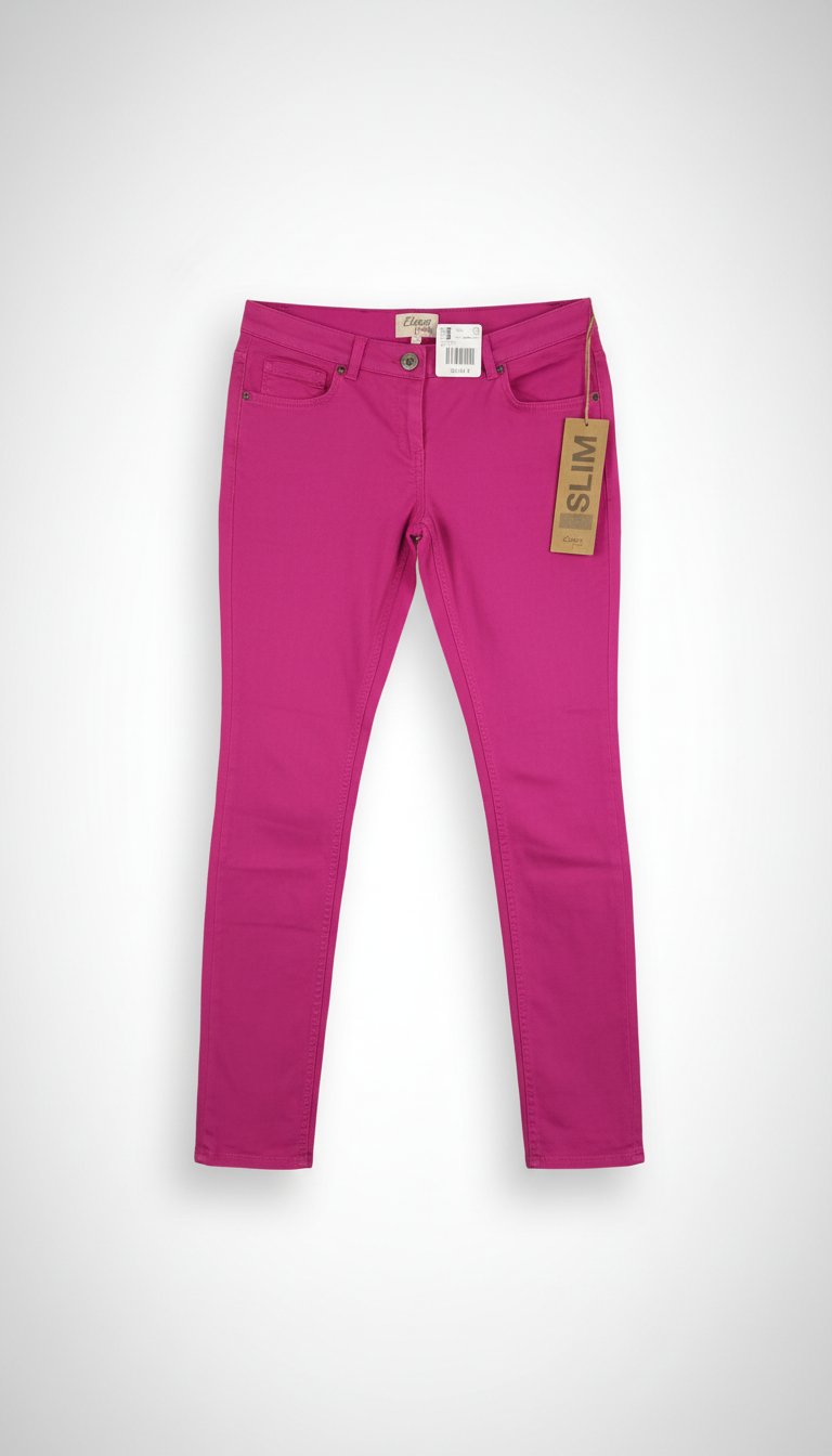 Pantalon slim rose fuchsia Etam – Taille 38 – Neuf avec étiquette