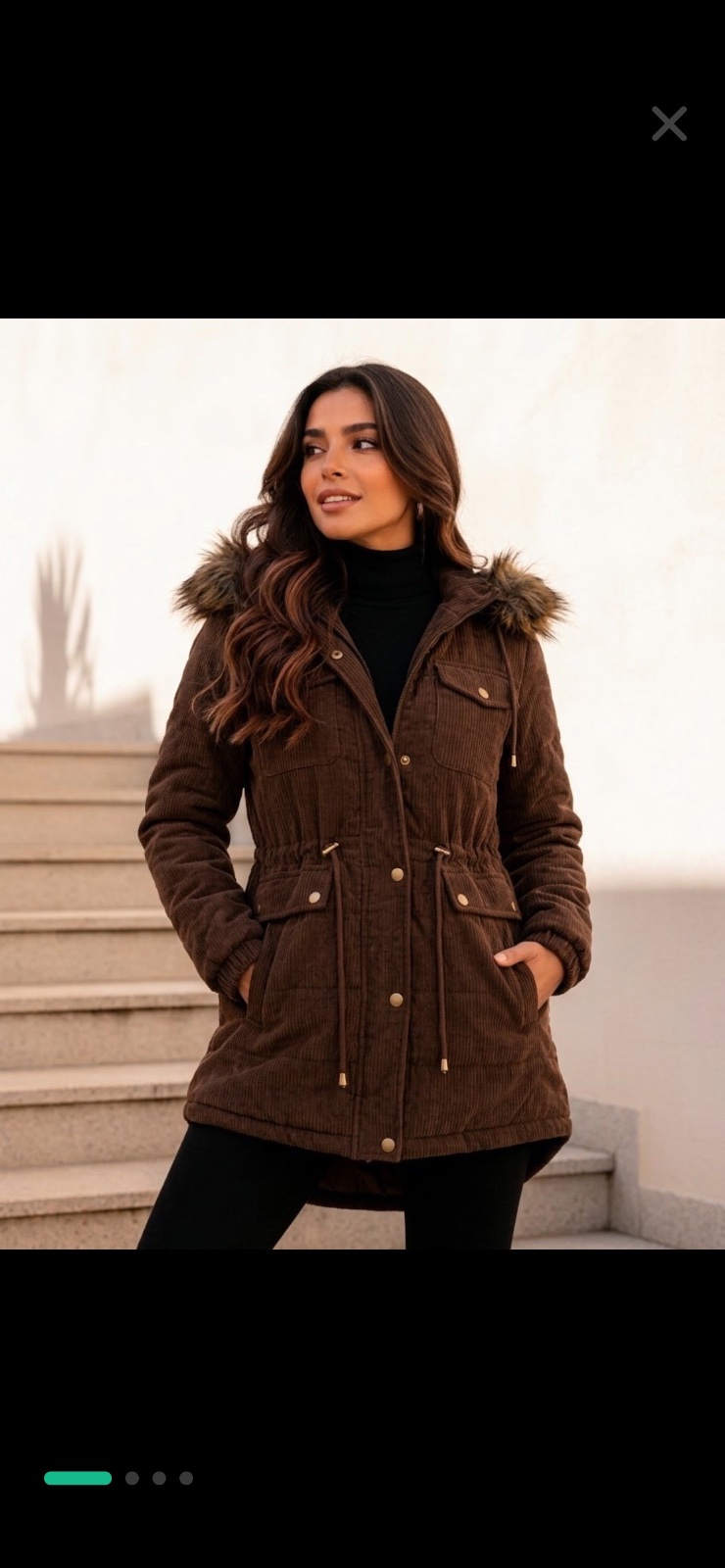 Manteau marron