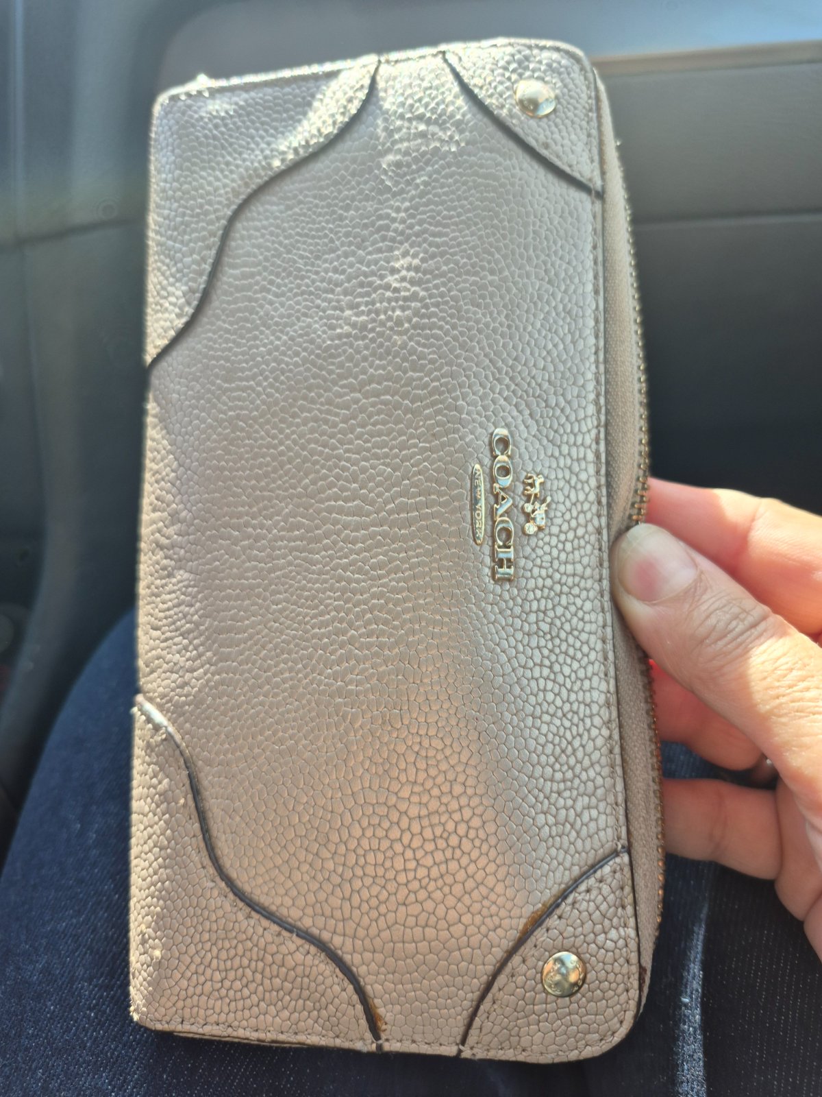Très beau portefeuille coach 100%cuir