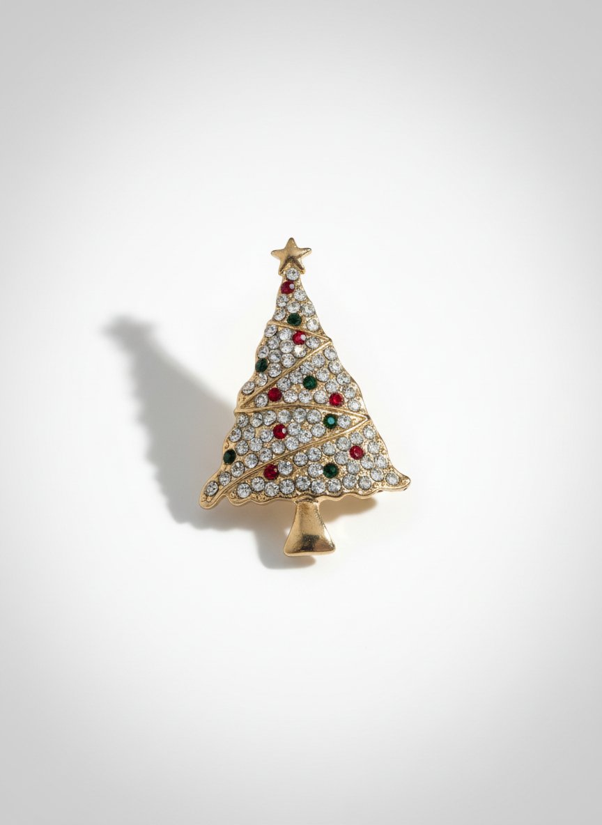 Broche arbre de Noël 