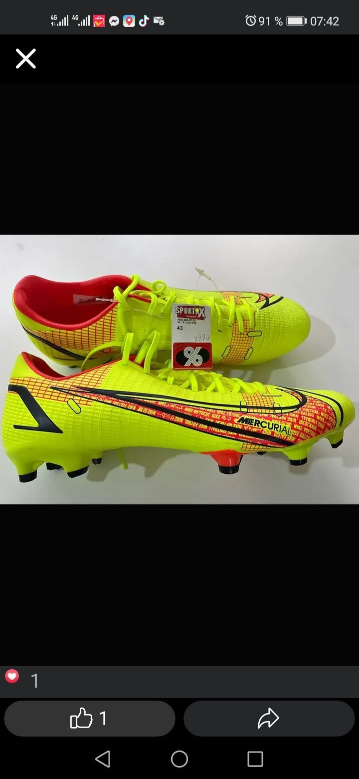Crampon nike Mercurial 