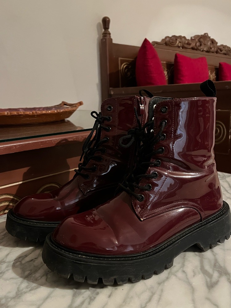 Brodequins BURGUNDY