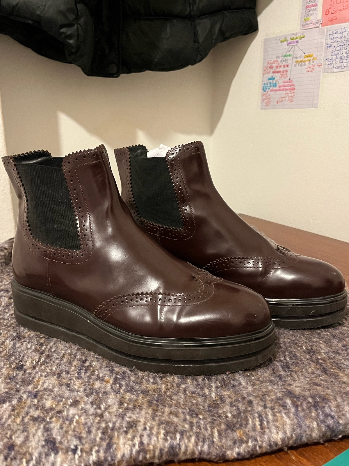 Bottines HOGAN en marron chocolat 
