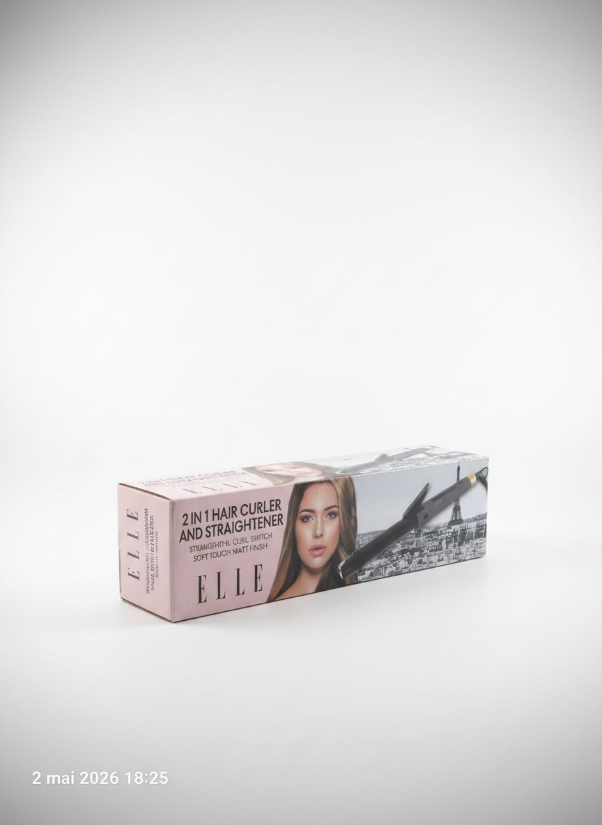 2 in 1 hair curler and straightener  tkhdem ezouz plaque w Babliz de la marque* ELLE*importée 🇲🇫🇲🇫🇲🇫