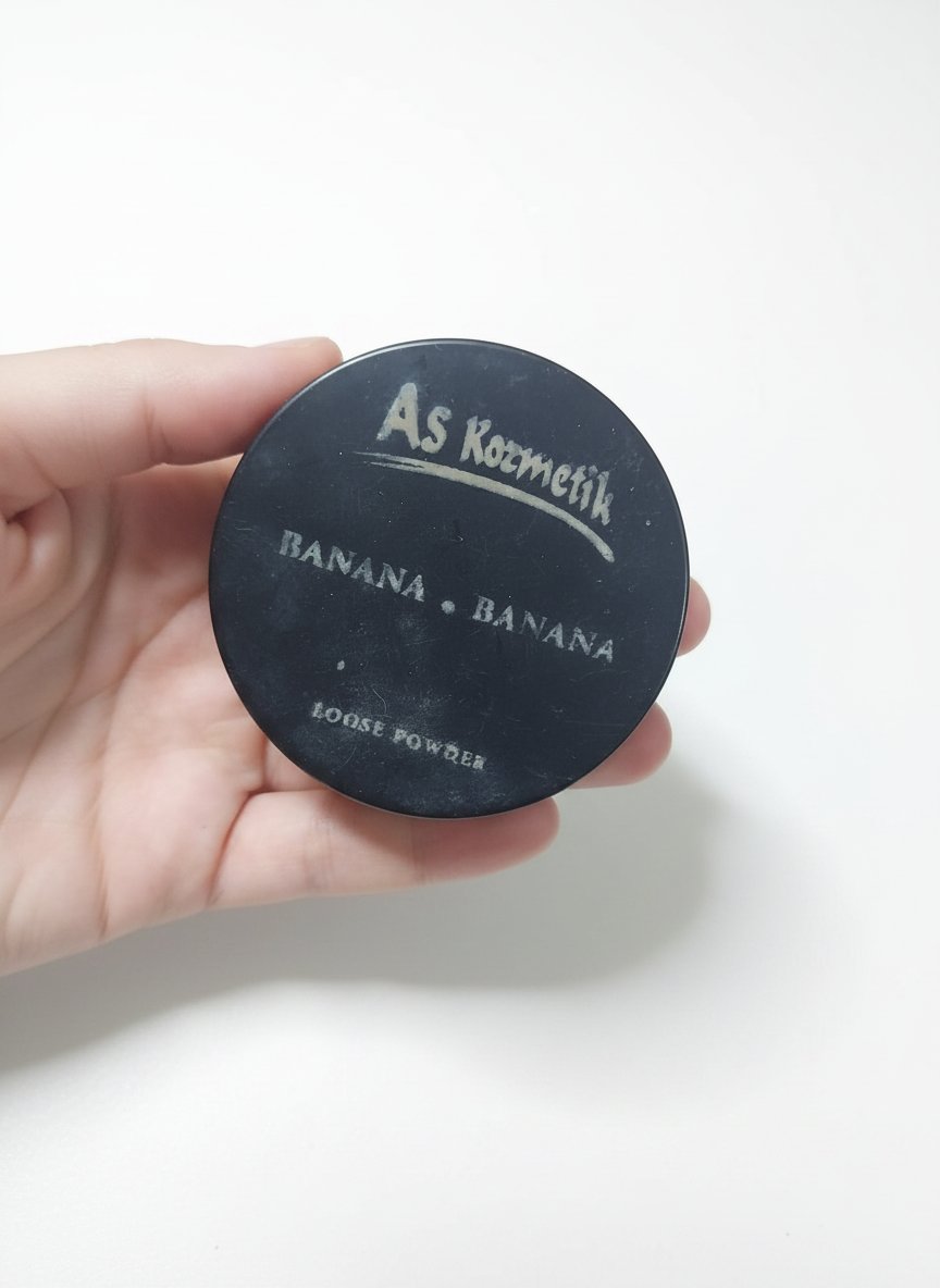 Loose powder banana As kosmetik