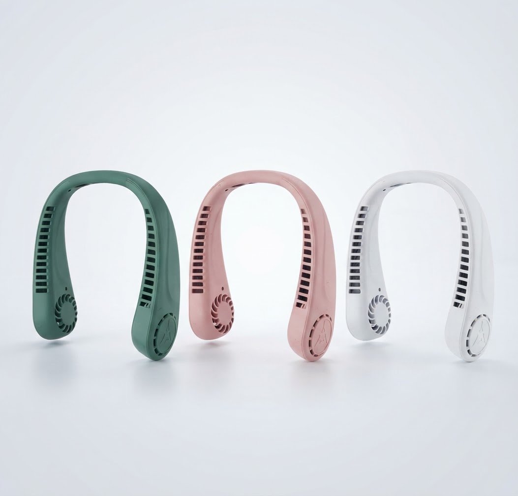  Ventilateur De Cou Sans Fil Rechargeable Par USB Silencieux