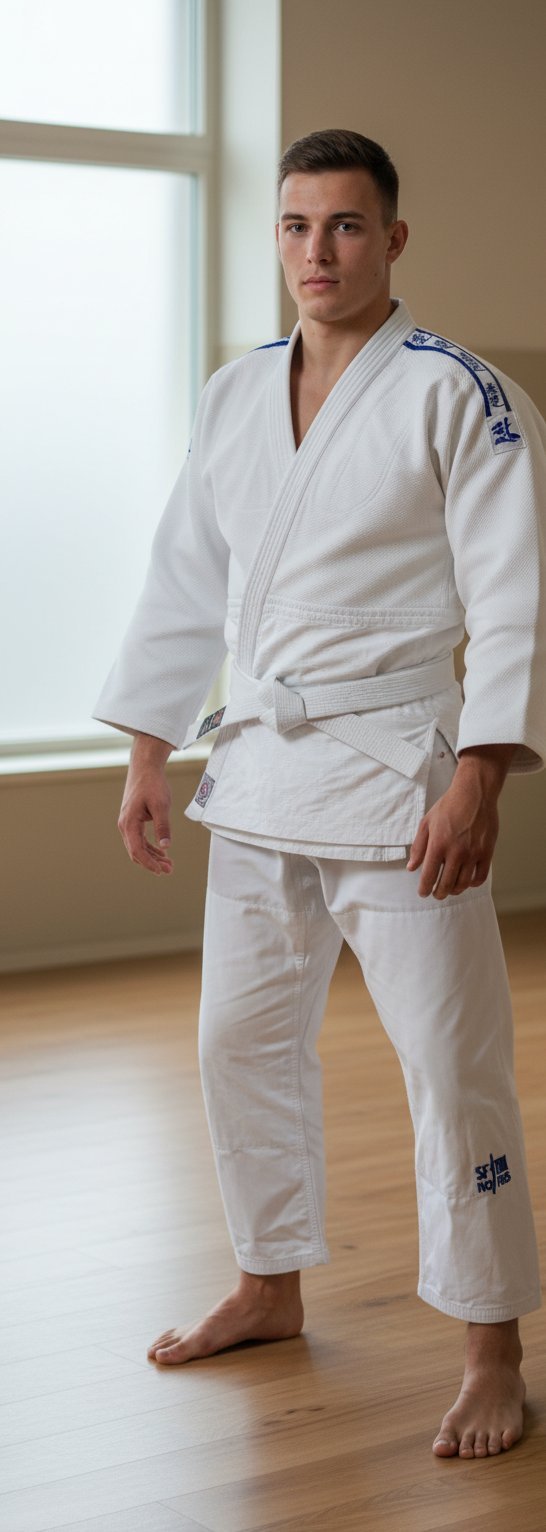 Kimino judo white Tiger marque NORIS