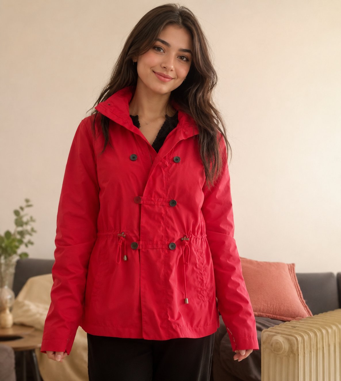 Veste rouge  jacob neuf تلبس صيف وربيع وخريف