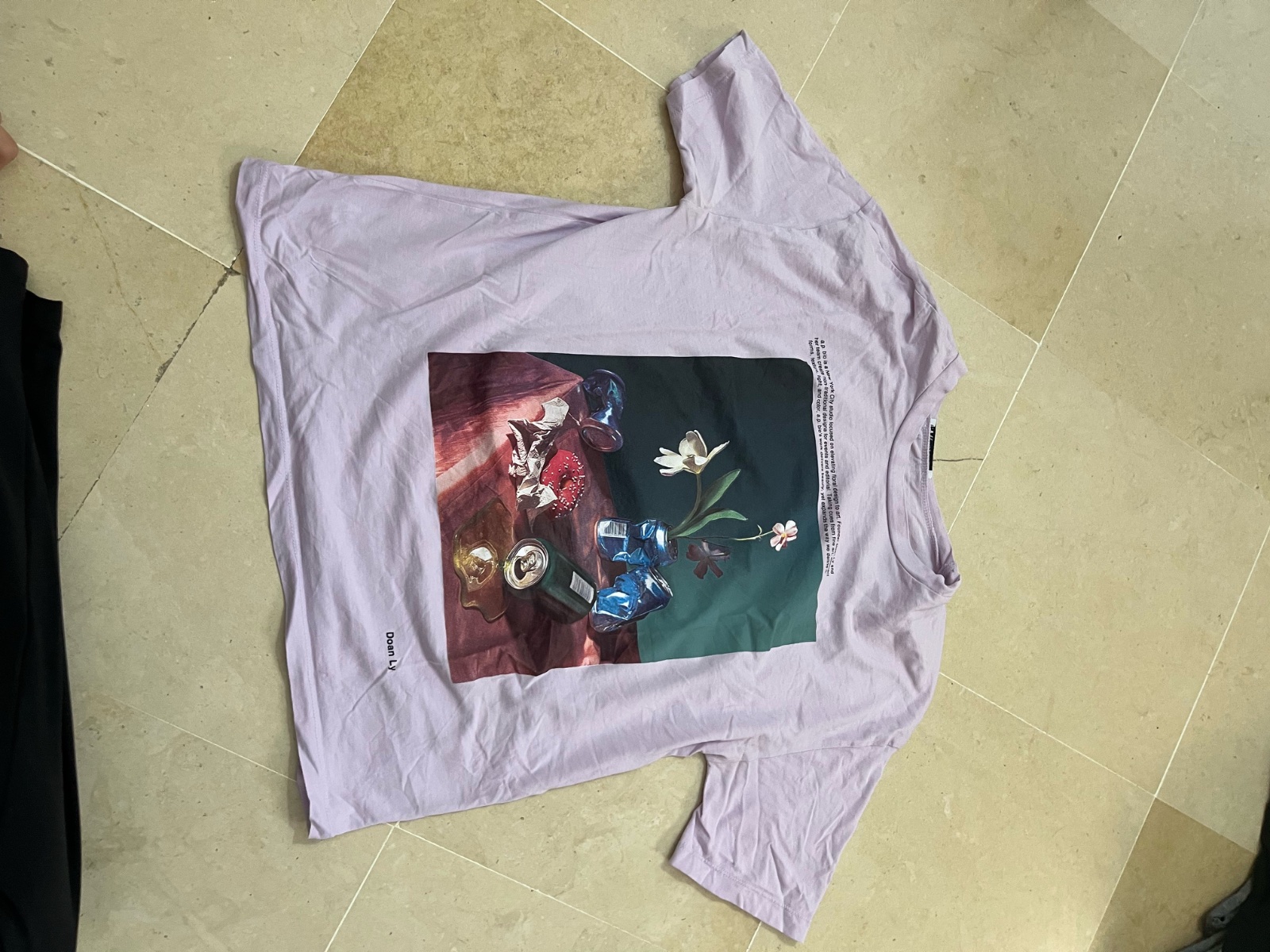 Tshirt mauve pastel