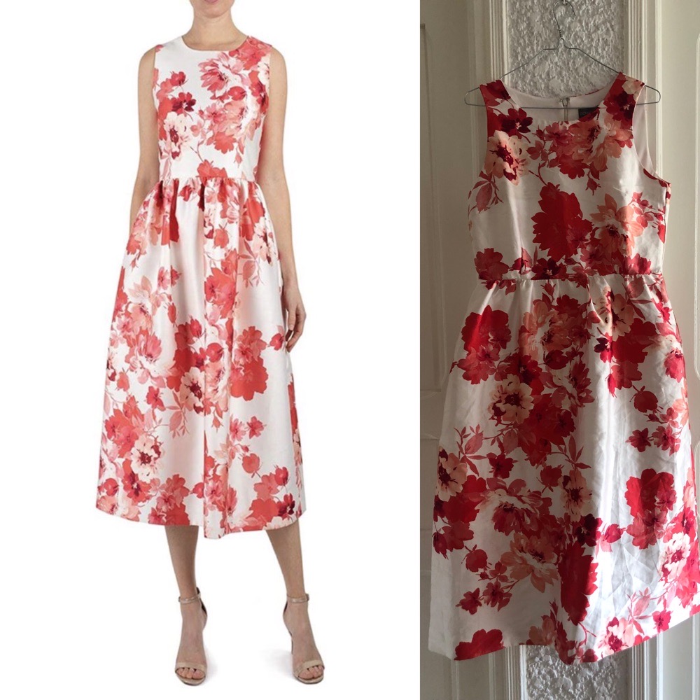 Robe midi donna ricco fleurie