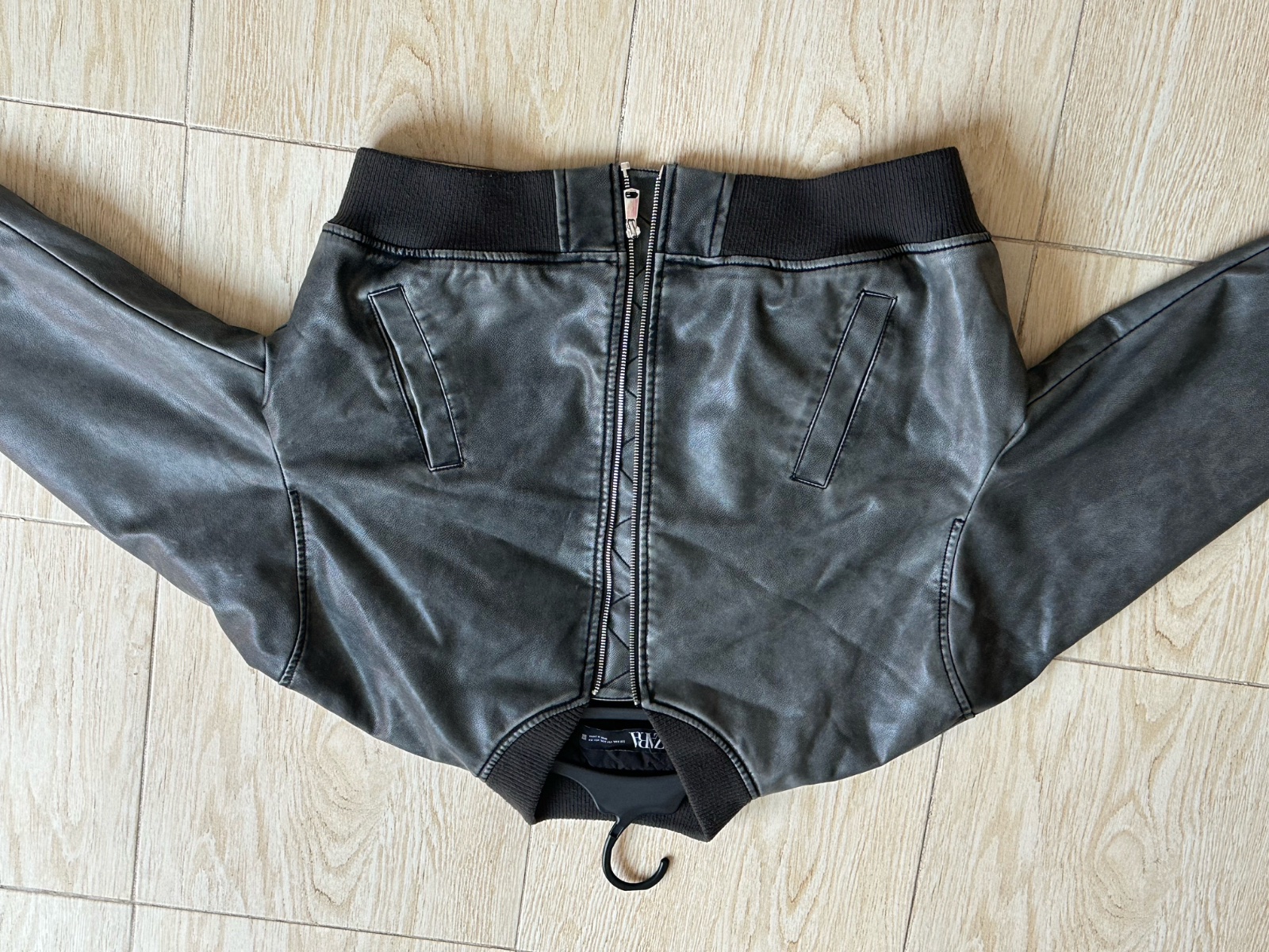 Veste cuire 