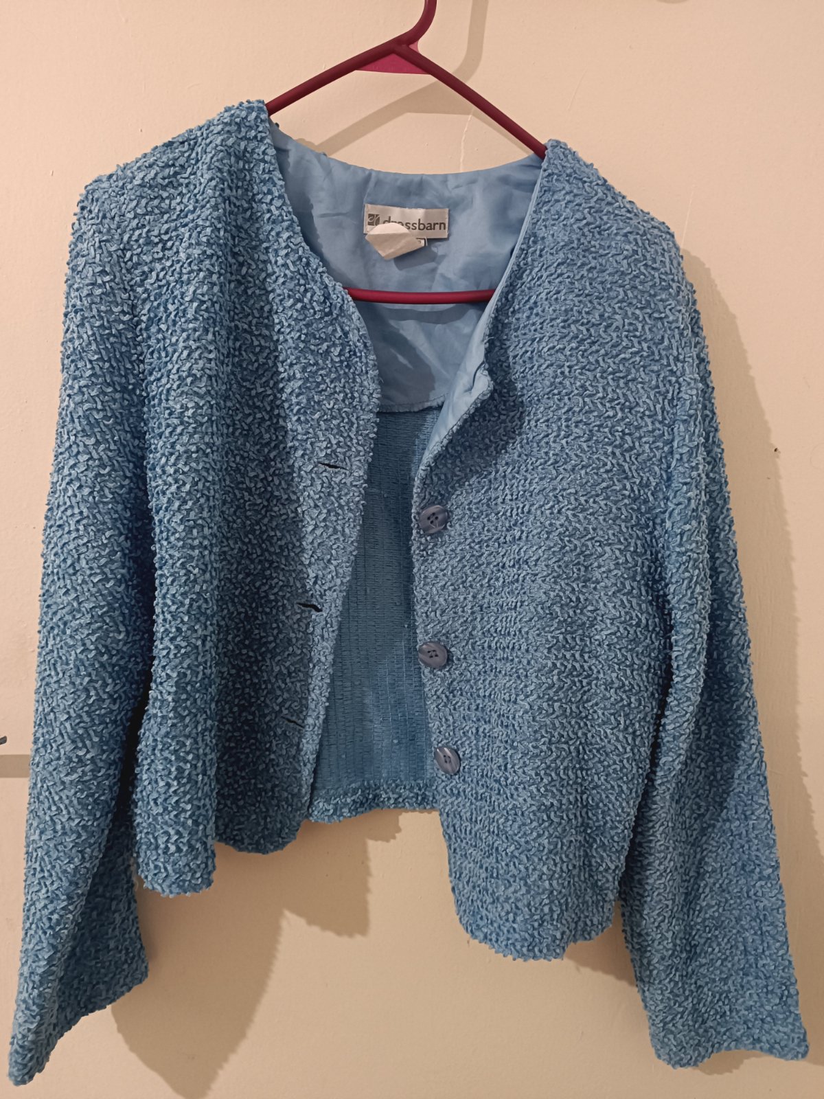 Cardigan bleu