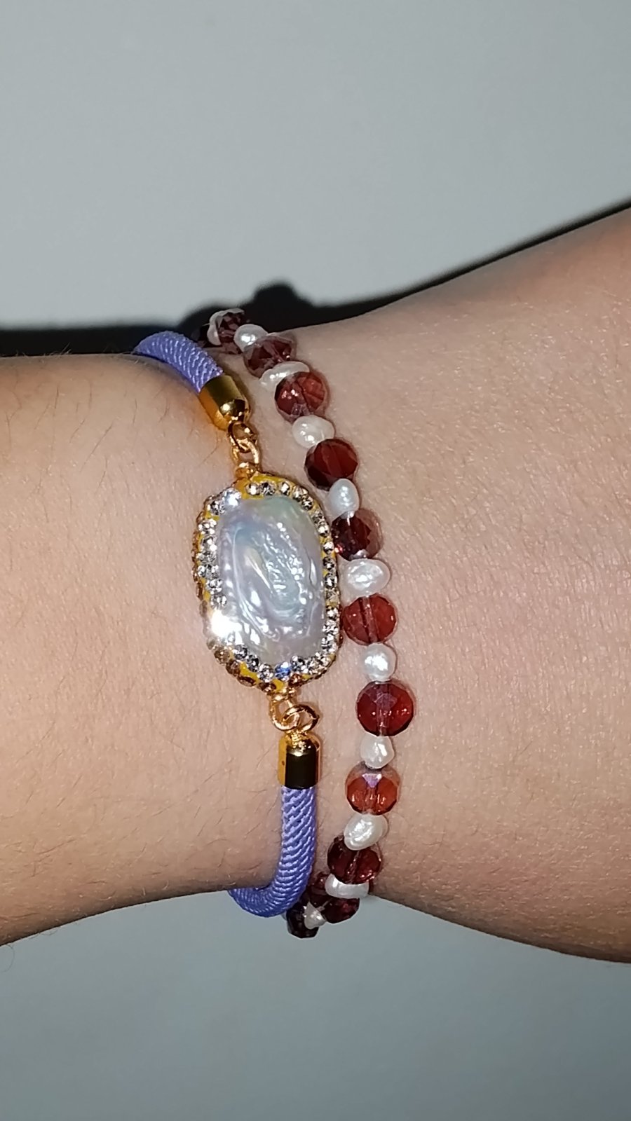 Lot bracelets perles et johar