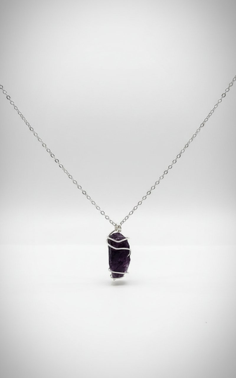Collier Amethyste brute