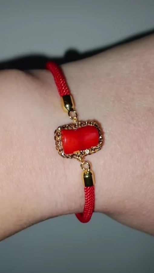 Bracelet pierre corail naturelle
