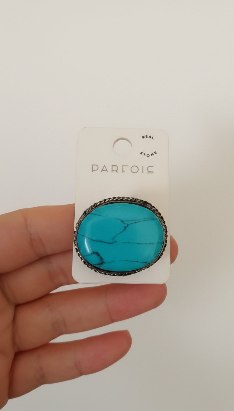 Bague pierre naturelle parfois
