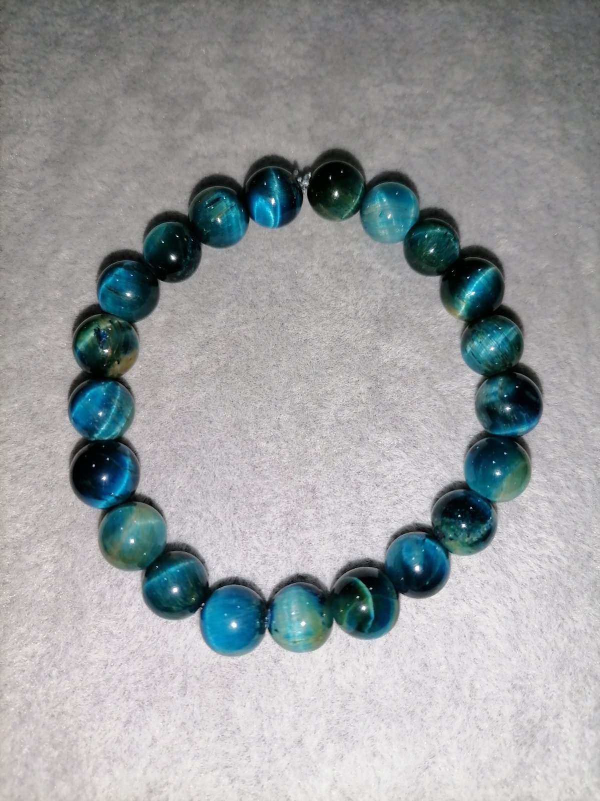 Bracelet oeil de tigre bleu 