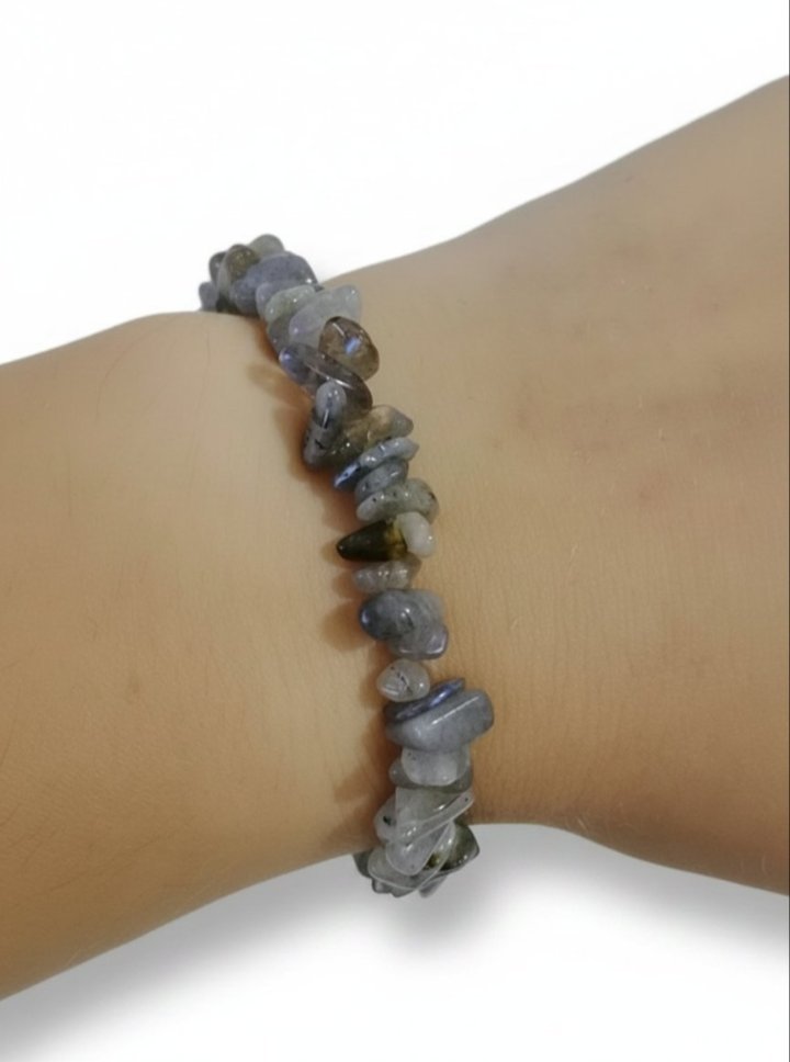 Bracelet Labradorite حجر الطاووس