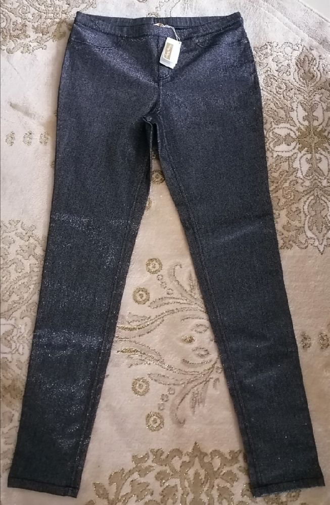 Legging jeans paillettée philippe matington