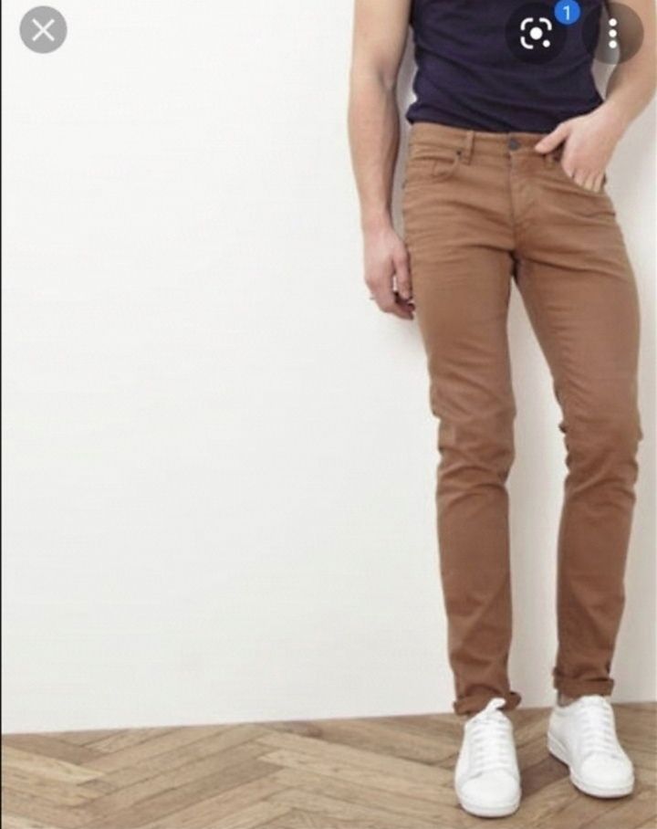 Jeans camel pour homme