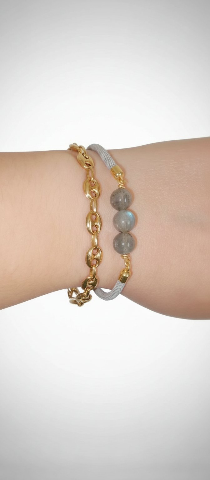 Bracelet labradorite 