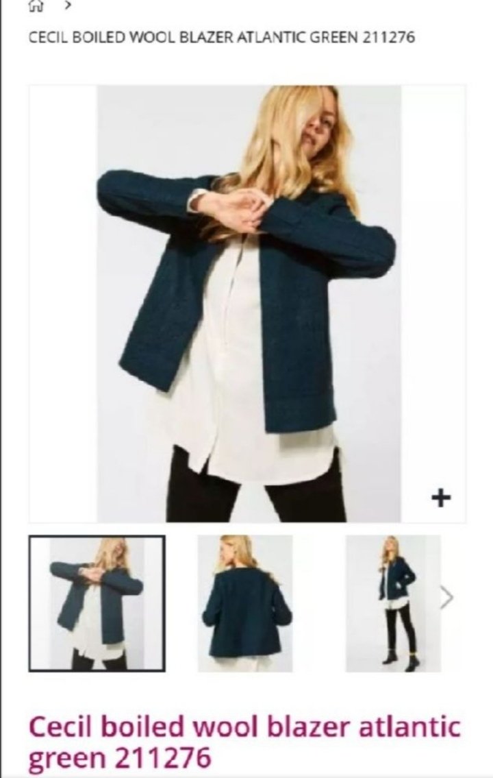 Cecil wool jacket