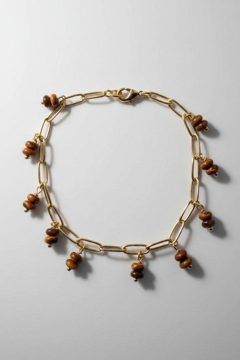 Bracelet pierres oeil de tigre