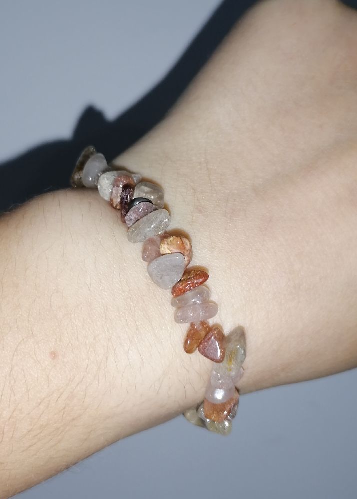 Bracelet quartz fumé