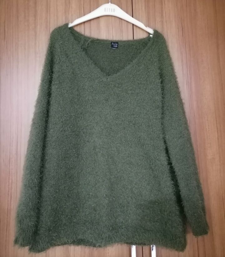 Eyelash sweater pulp curve