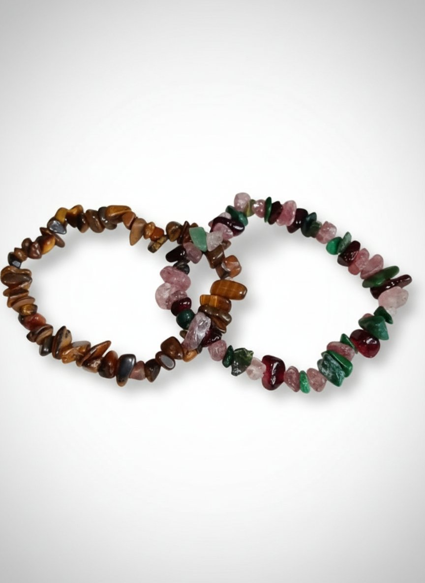 Lot bracelets pierres naturelles 