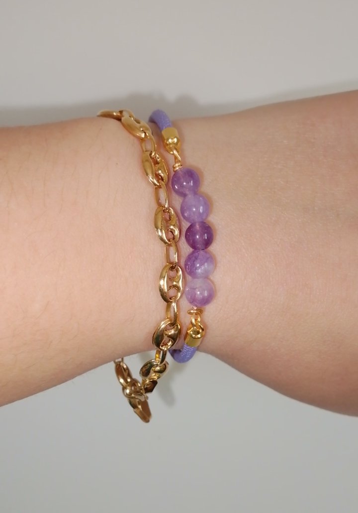 Bracelet améthyste 