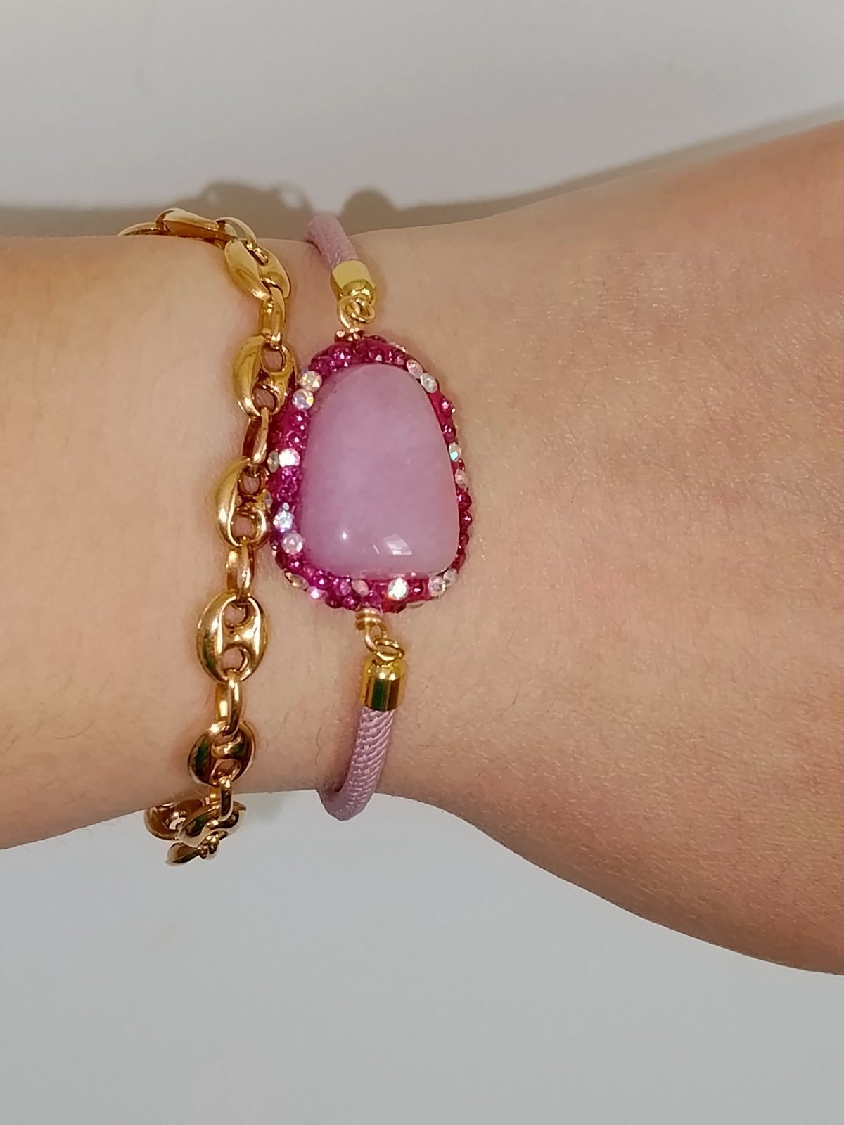 Bracelet Quartz rose