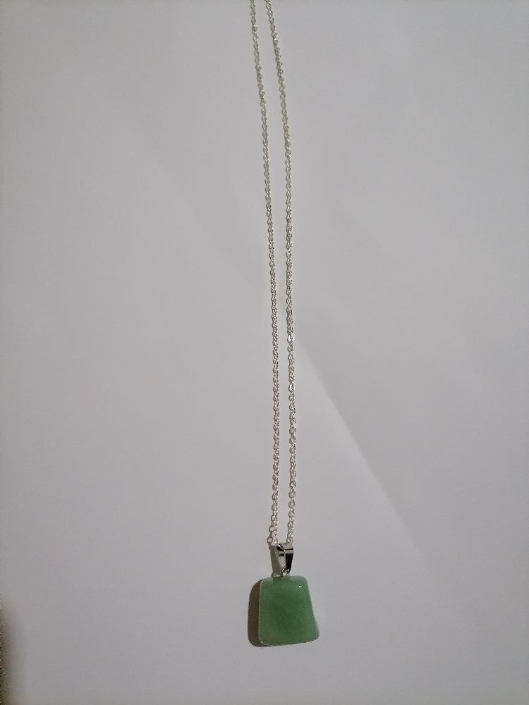 Collier pierre aventurine vert 