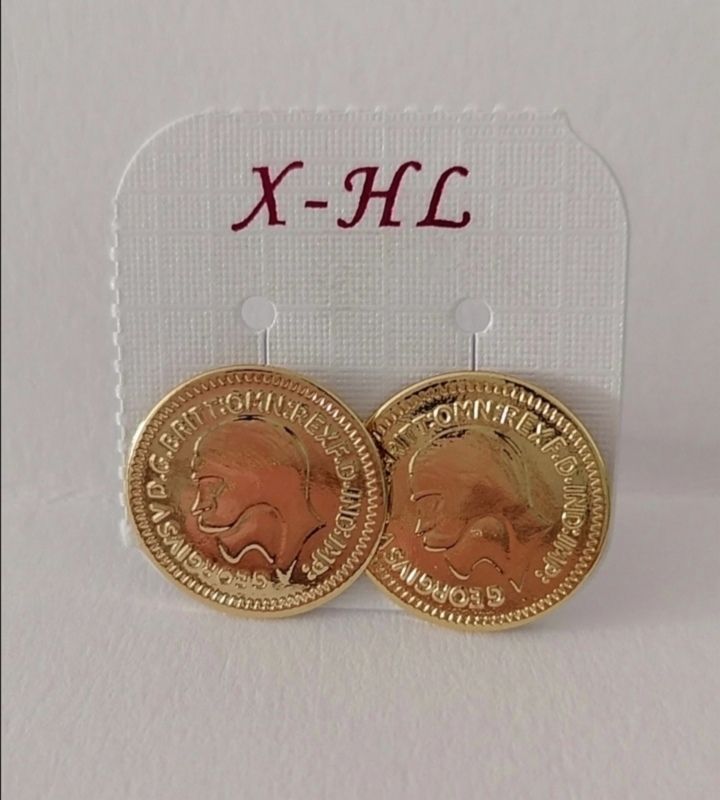 Boucles d'oreilles lira inoxydable