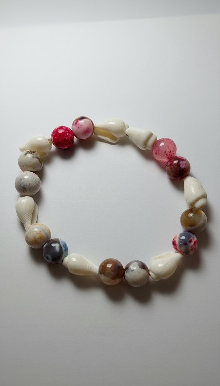 Bracelet gaspe imperial et coquillages