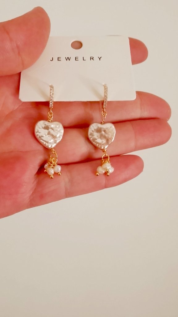 Boucles d'oreilles nacre et johar