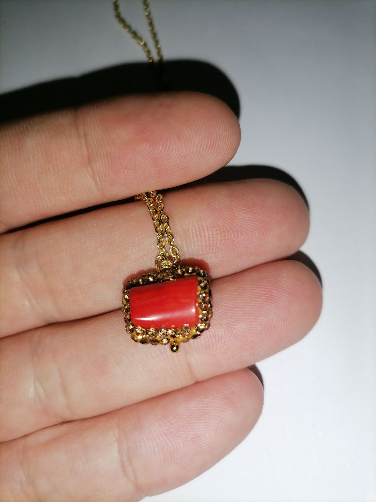 Collier vrai corail