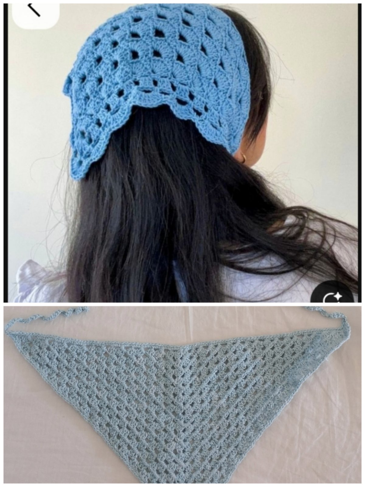 Foulard crochet