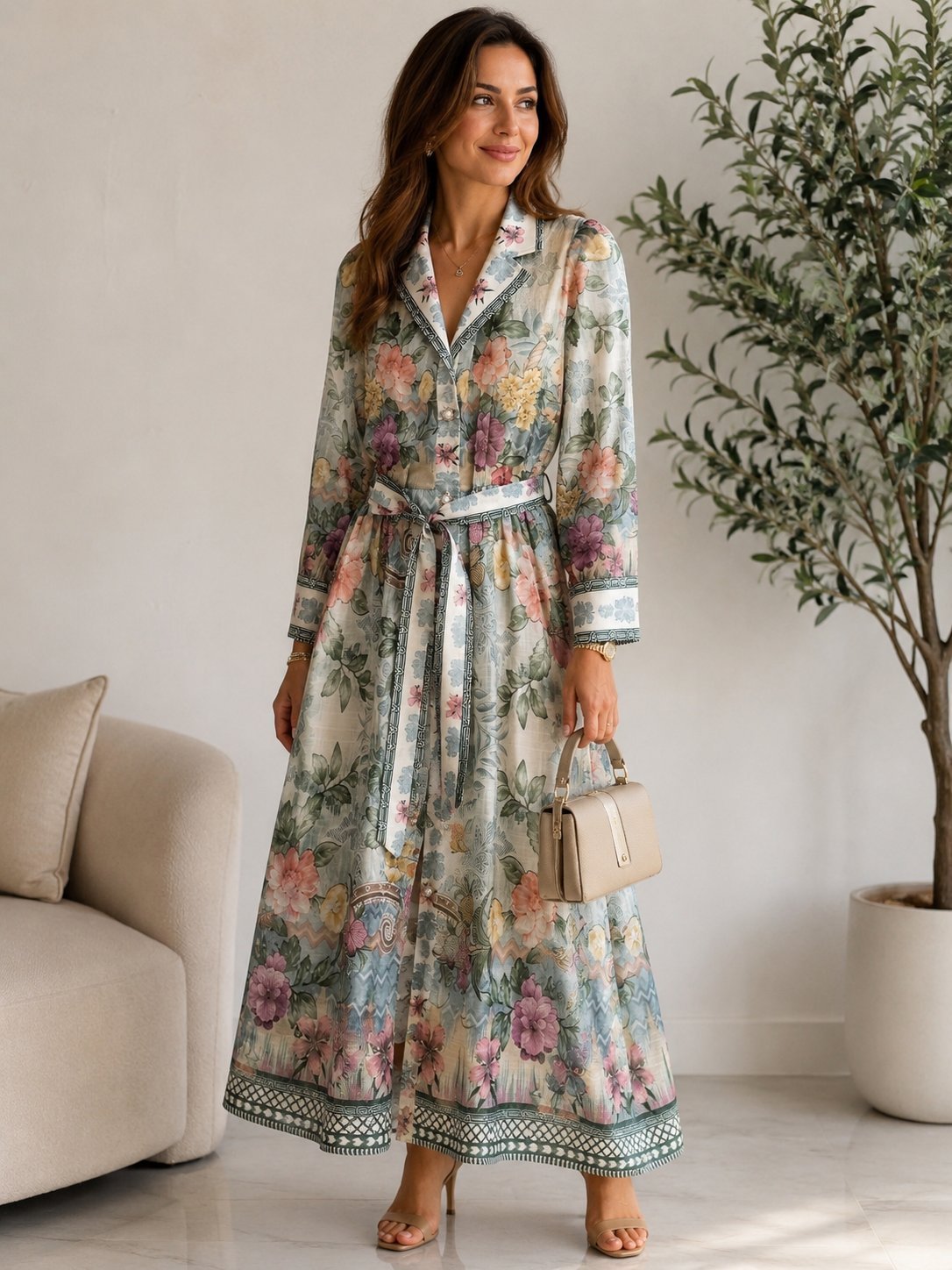 Robe fleurie taille L